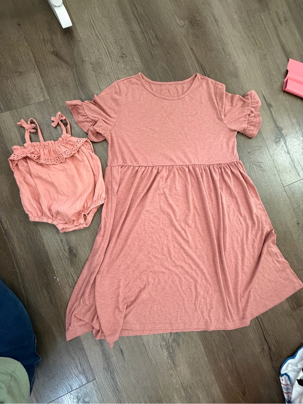 Mom and me set